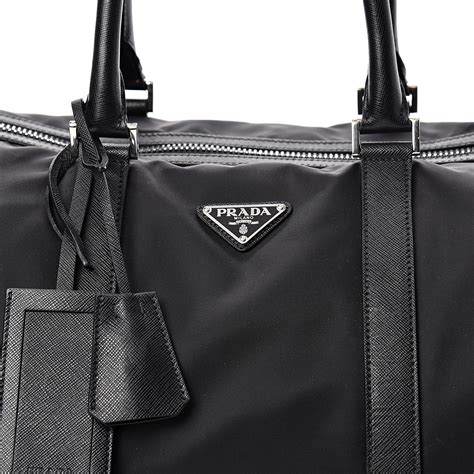 duffle bag prada|Prada nylon saffiano bag.